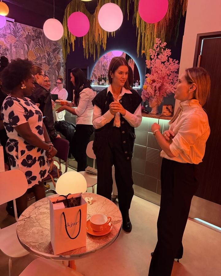 Women talking at an Imperfect CEO networking evening