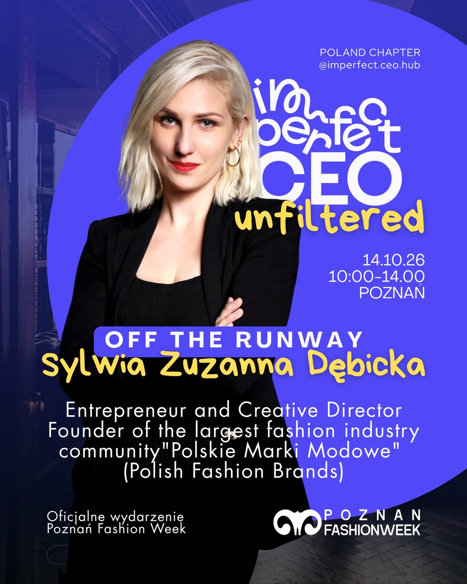 Sylwia Zuzanna Dębicka, przedsiębiorczyni i dyrektorka kreatywna, founderka Polskich Marek Modowych, speakerka Off the Runway